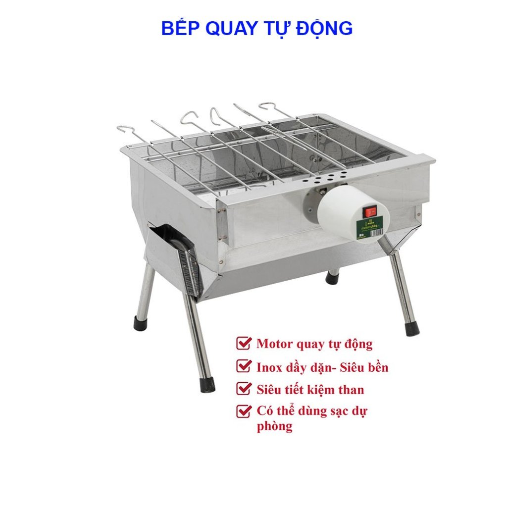 bếp nướng than hoa inox cao cấp