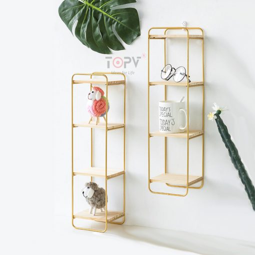 Kệ sắt trang trí chữ nhật