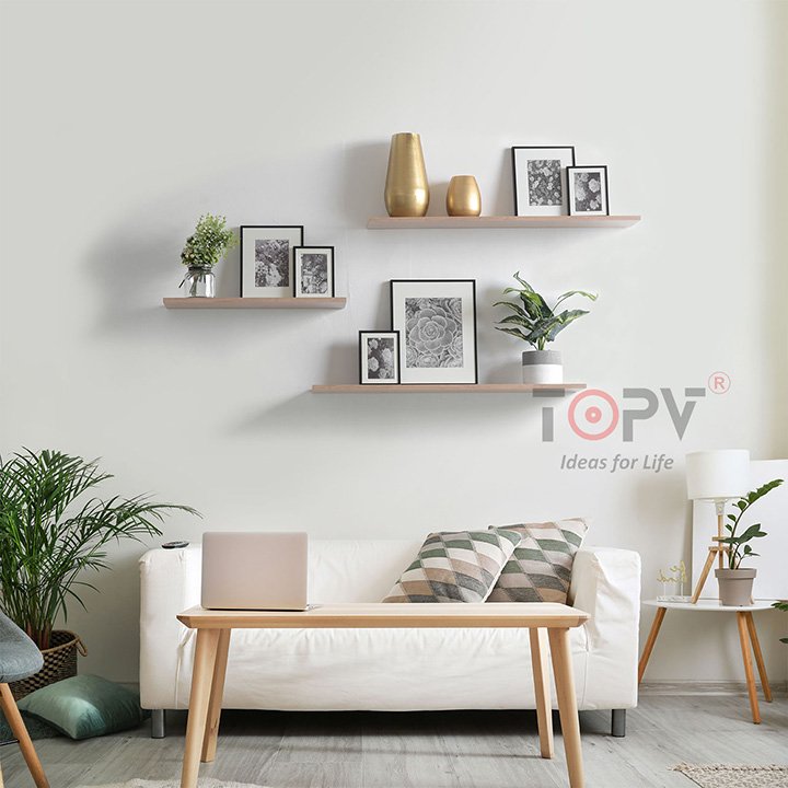 kệ gỗ trang trí treo tường