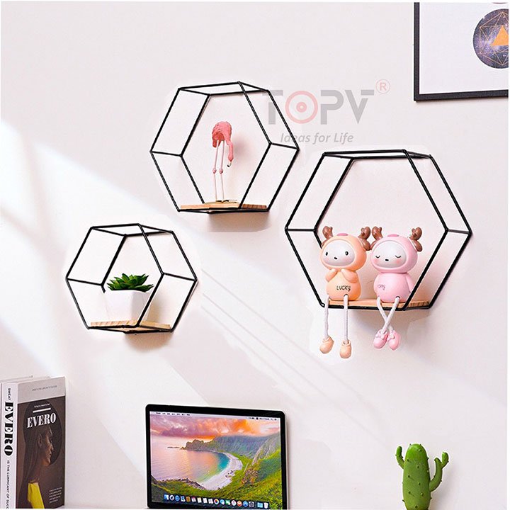 Kệ sắt để đồ trang trí